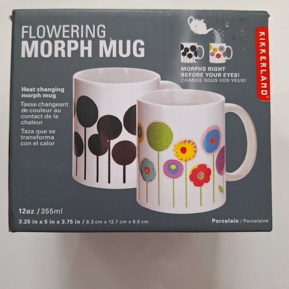 Kikkerland Flowers Heat Changing Morph Mug - Picture 1 of 7